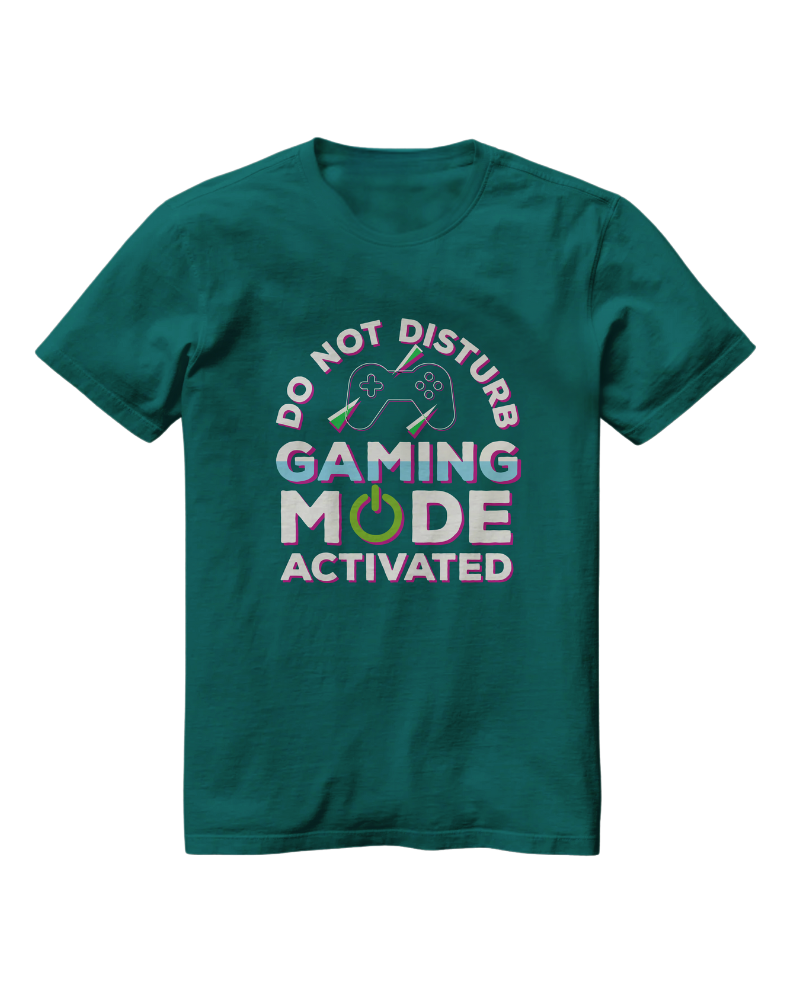 Gaming Mode Activated Game Controller T-Shirt Design
