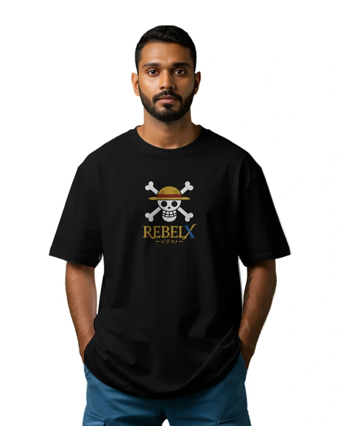 One Piece Luffy RebelX Pirate Adventure Anime T-Shirt
